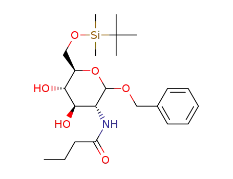 1-O-benzyl-2-N-butyryl-6-O-(tert-butyldimethylsilyl)-D-glucosamine