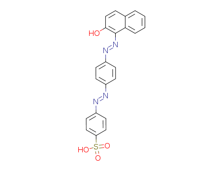 37678-79-8,4-[[4-[(2-hydroxy-1-naphthyl)azo]phenyl]azo]benzenesulphonic acid,Benzenesulfonicacid, 4-[[4-[(2-hydroxy-1-naphthalenyl)azo]phenyl]azo]- (9CI);4'-[2-Hydroxynaphthyl-1-azo]azobenzol-4-sulfonic acid