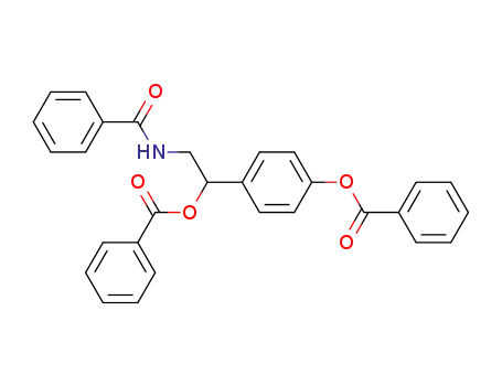 1-(2-benzoylamino-1-benzoyloxy-ethyl)-4-benzoyloxy-benzene