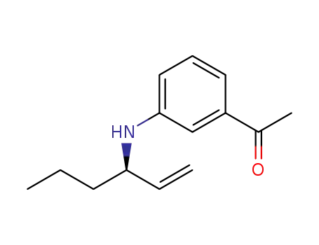 (R)-1-(3-(hex-1-en-3-ylamino)phenyl)ethanone