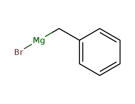 1589-82-8,BENZYLMAGNESIUM BROMIDE,Benzylmagnesiumbromide (6CI);Magnesium, benzylbromo- (7CI,8CI);Benzylbromomagnesium;benzyl-bromo-magnesium;Benzyl(bromo)magnesium;magnesium, bromo(phenylmethyl)-;Benzylmagnesium Bromide;