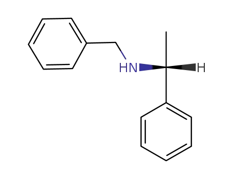 Molecular Structure of 38235-77-7 ((R)-(+)-N-Benzyl-1-phenylethylamine)