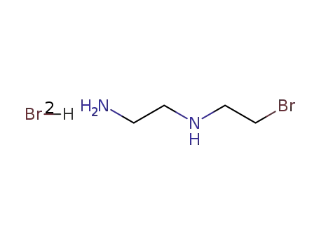 Molecular Structure of 23545-41-7 (1,2-Ethanediamine, N-(2-bromoethyl)-, dihydrobromide)