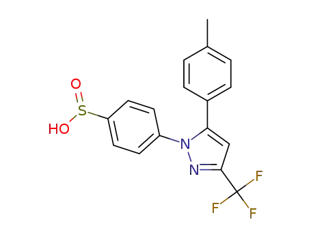 4-(5-(p-tolyl)-3-(trifluoromethyl)-1H-pyrazol-1-yl)benzenesulfinic acid