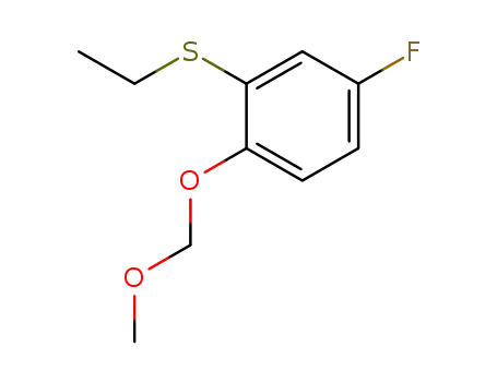 2-(ethylsulfanyl)-4-fluoro-1-(methoxymethoxy)benzene