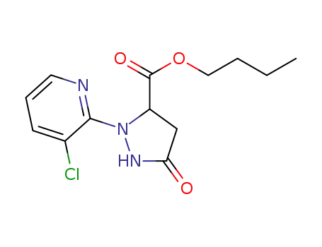 n-butyl 2-(3-chloropyridin-2-yl)-5-oxo-pyrazolidine-3-carboxylate