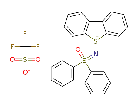 5-[(oxodiphenyl-λ6-sulfaneylidene)amino]-5H-dibenzo[b,d]thiophen-5-ium trifluoromethanesulfonate