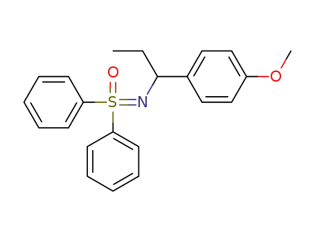 {[1-(4-methoxyphenyl)propyl]imino}diphenyl-λ6-sulfanone