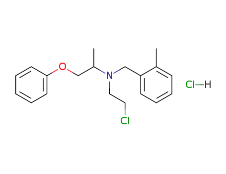 (2-chloro-ethyl)-(2-methyl-benzyl)-(β-phenoxy-isopropyl)-amine; hydrochloride