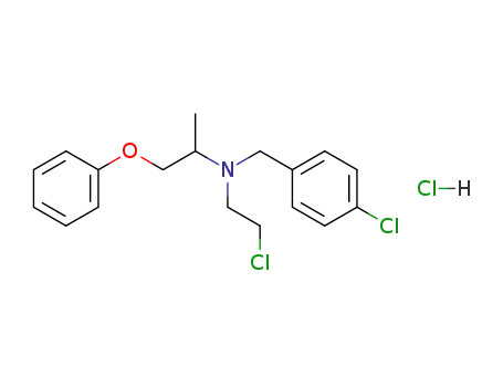 (2-chloro-ethyl)-(4-chloro-benzyl)-(β-phenoxy-isopropyl)-amine; hydrochloride