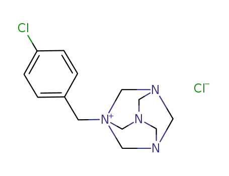 (4-chloro-benzyl)-hexamethylenetetraminium; chloride