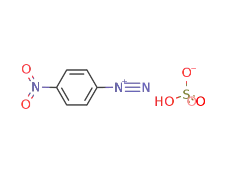 p-nitrobenzenediazonium hydrogen sulfate