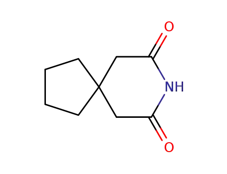 Molecular Structure of 1075-89-4 (3,3-Tetramethyleneglutarimide)