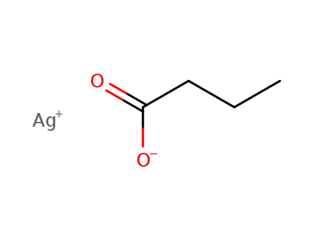 Molecular Structure of 5076-24-4 (Butanoic acid silver(I) salt)