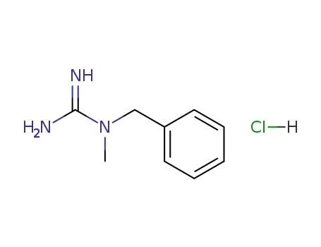 Molecular Structure of 330-69-8 (1-benzyl-1-methylguanidine hydrochloride (1:1))