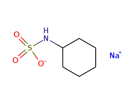 Molecular Structure of 139-05-9 (Sodium N-cyclohexylsulfamate)