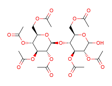 2,3,6-tri-O-acetyl-4-O-(2,3,4,6-tetra-O-acetyl-β-D-glucopyranosyl)-D-glucopyranose