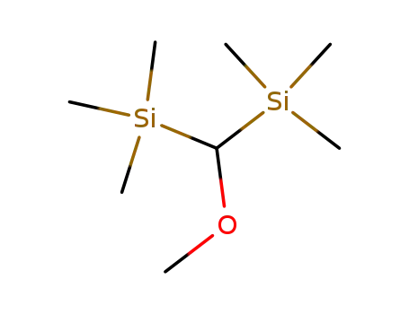 Molecular Structure of 120703-53-9 (Silane, (methoxymethylene)bis[trimethyl-)