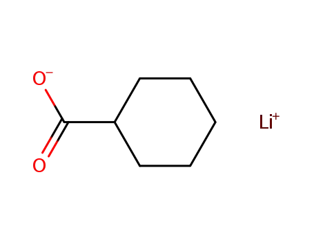 Molecular Structure of 16090-10-1 (Cyclohexanecarboxylic acid, lithium salt)