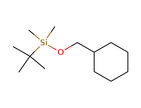 Molecular Structure of 88773-81-3 (Silane, (cyclohexylmethoxy)(1,1-dimethylethyl)dimethyl-)