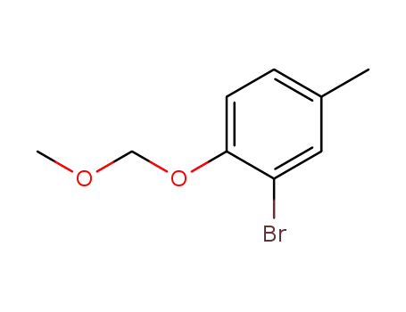 Molecular Structure of 104750-60-9 (2-BROMO-1-(METHOXYMETHOXY)-4-METHYLBENZENE)