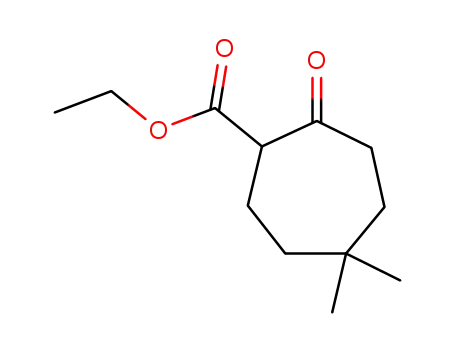 5,5-Dimethyl-2-oxo-1-cycloheptancarbonsaeure-ethylester