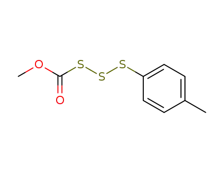 Molecular Structure of 94839-62-0 (Trisulfide, methoxycarbonyl 4-methylphenyl)