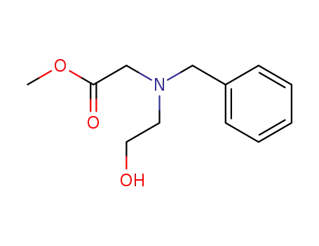 methyl 2-(benzyl(2-hydroxyethyl)amino)acetate