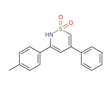 5-Phenyl-3-p-tolyl-2H-[1,2]thiazine 1,1-dioxide