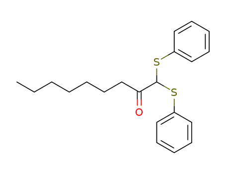 1,1-Bis-phenylsulfanyl-nonan-2-one