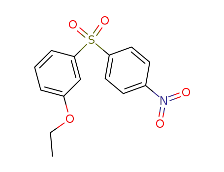 Molecular Structure of 77863-74-2 (Benzene, 1-ethoxy-3-[(4-nitrophenyl)sulfonyl]-)