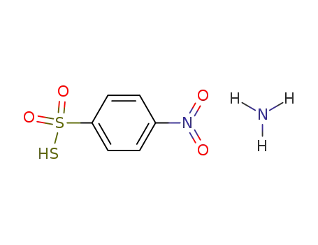Molecular Structure of 74236-92-3 (Benzenesulfonothioic acid, 4-nitro-, ammonium salt)