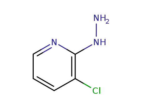 Molecular Structure of 22841-92-5 ((3-CHLORO-PYRIDIN-2-YL)-HYDRAZINE)