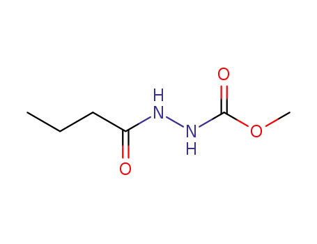 Hydrazinecarboxylic acid, 2-(1-oxobutyl)-, methyl ester
