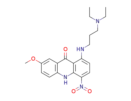 1-(3-Diethylamino-propylamino)-7-methoxy-4-nitro-10H-acridin-9-one