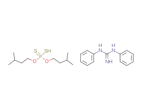 N,N'-Diphenyl-guanidine; compound with dithiophosphoric acid O,O'-bis-(3-methyl-butyl) ester