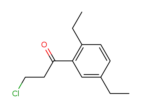 3-chloro-1-(2,5-diethylphenyl)-propan-1-one