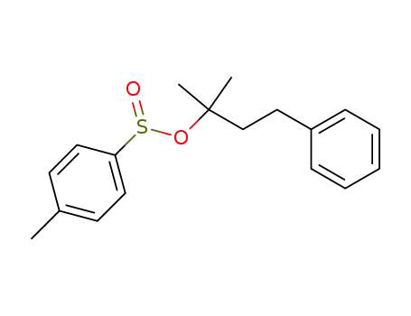 2-methyl-4-phenylbut-2-yl toluenesulphinate