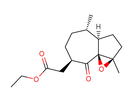 ((1aR,3aR,4S,7R,8aS)-1a,4-Dimethyl-8-oxo-octahydro-1-oxa-cyclopropa[c]azulen-7-yl)-acetic acid ethyl ester