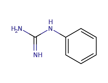 Molecular Structure of 2002-16-6 (1-phenylguanidine)