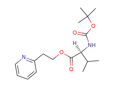 (S)-2-tert-Butoxycarbonylamino-3-methyl-butyric acid 2-pyridin-2-yl-ethyl ester