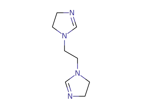 Molecular Structure of 55403-02-6 (1H-Imidazole, 1,1'-(1,2-ethanediyl)bis[4,5-dihydro-)