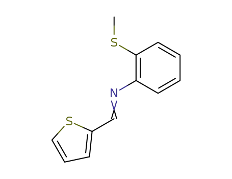 N-(2-thienylmethylene)-2-methylthiobenzenamine