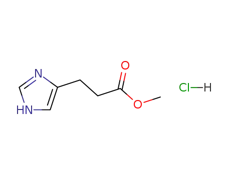 Molecular Structure of 53958-94-4 (3-(1H-Imidazol-4-yl)-propionic acid methyl ester  hydrochloride)