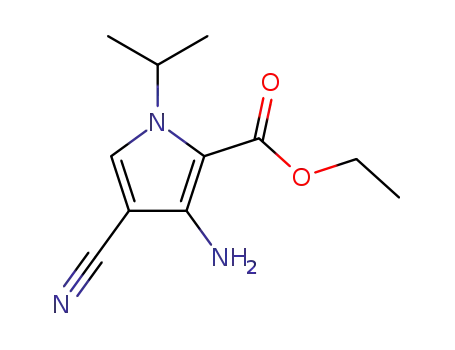 3-amino-4-cyan-1-(2-propyl)-pyrrol-2-carbonsaeureethylester