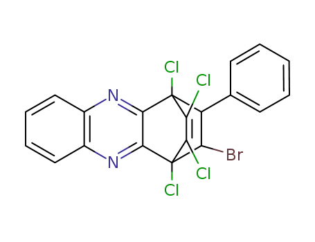 2-bromo-1,4,11,12-tetrachloro-3-phenyl-1,2,3,4-tetrahydro-1,4-etheno-phenazine