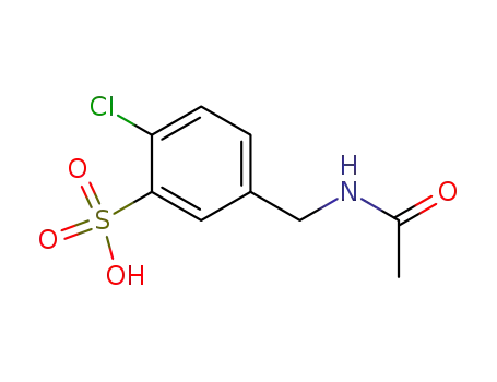 5-(Acetylamino-methyl)-2-chloro-benzenesulfonic acid