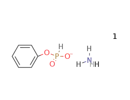 Molecular Structure of 54921-72-1 (Phosphonic acid, monophenyl ester, ammonium salt)