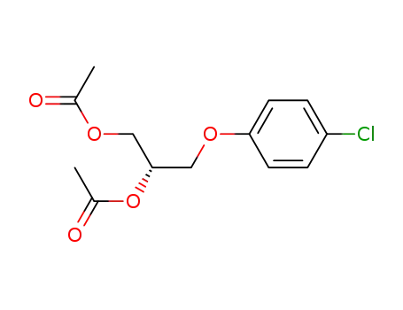 Acetic acid (S)-1-acetoxymethyl-2-(4-chloro-phenoxy)-ethyl ester