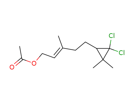 (2,2-dichloro-3,3-dimethylcycloprop-1-yl)-3-methylpent-2-en-1-yl acetate